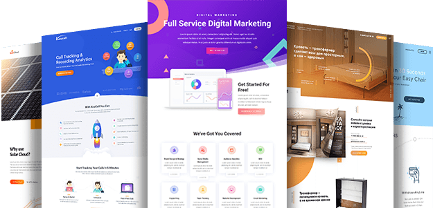 Image of 3 website cards